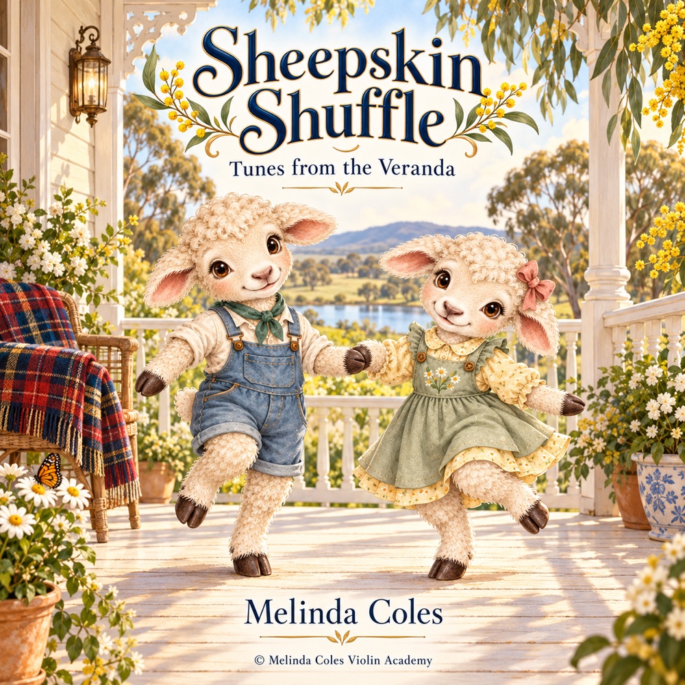 Sheepskin Shuffle - tune card by Melinda Coles
