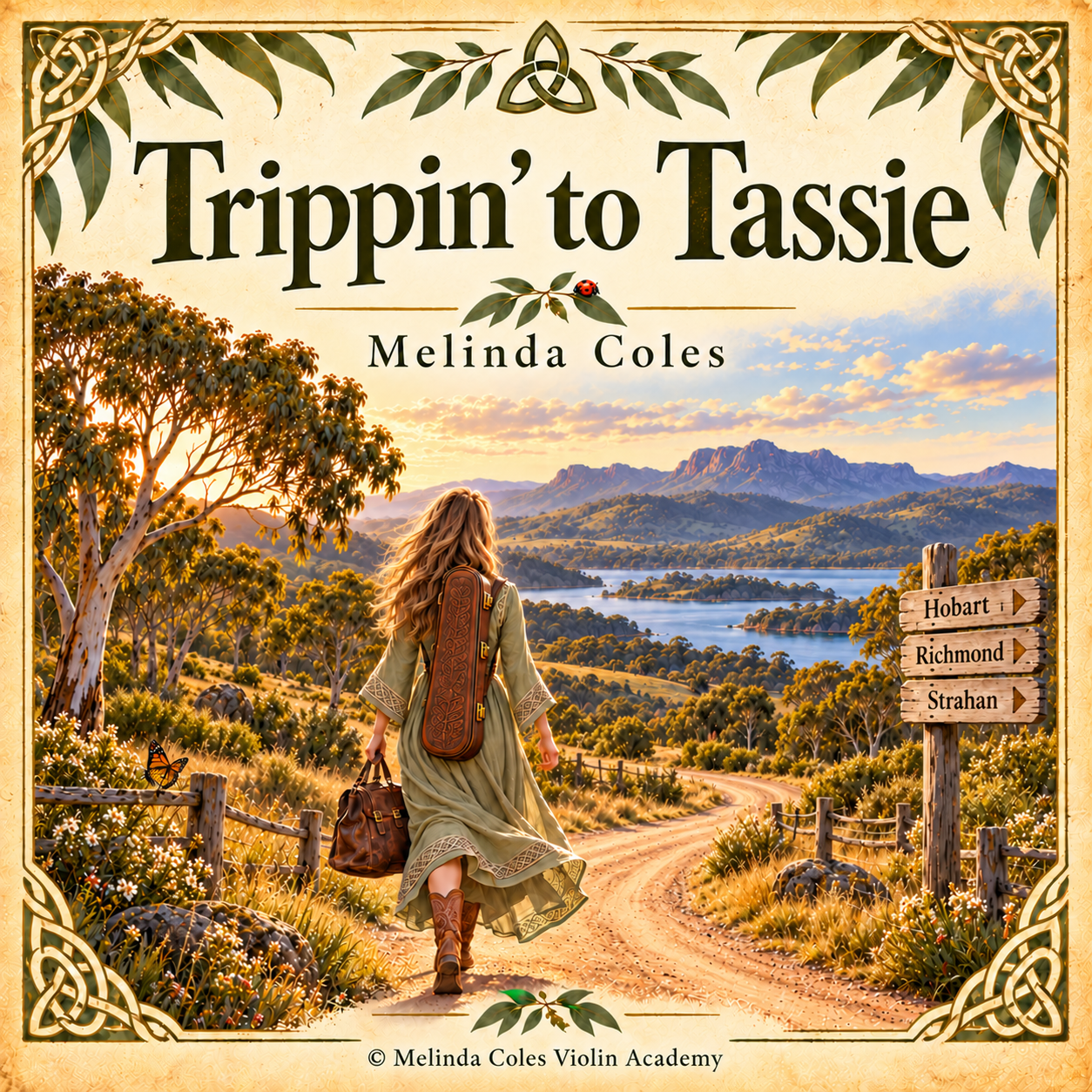 Trippin’ to Tassie — original tune card