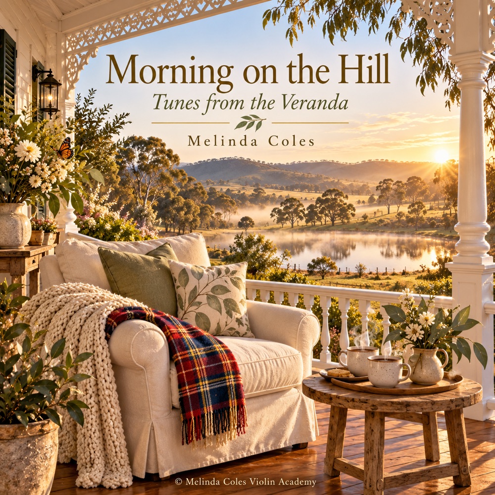 Morning on the Hill - tune card by Melinda Coles